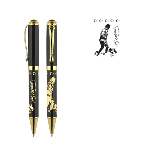 685-T Embossed Metal Ballpoint Pen