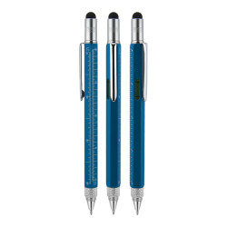 652 Metal Touchpen Pen with Spirit Level and Screwdriver