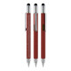 652 Metal Touchpen Pen with Spirit Level and Screwdriver