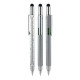 652 Metal Touchpen Pen with Spirit Level and Screwdriver