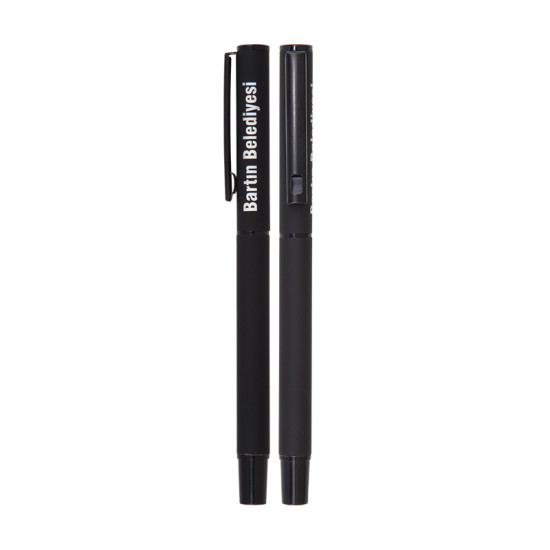 1023-R Metal Roller Pen with Rubber Body