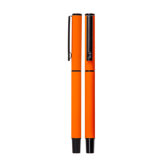 1023-R Metal Roller Pen with Rubber Body