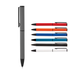 1023-T Metal Ballpoint Pen with Rubber Body