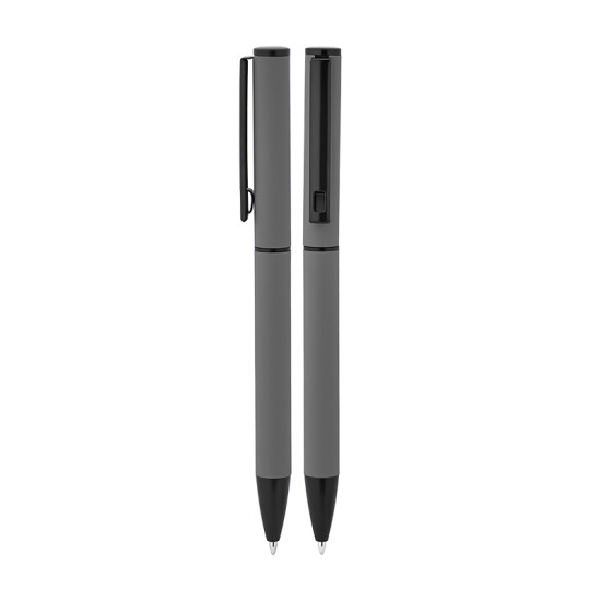 1023-T Metal Ballpoint Pen with Rubber Body