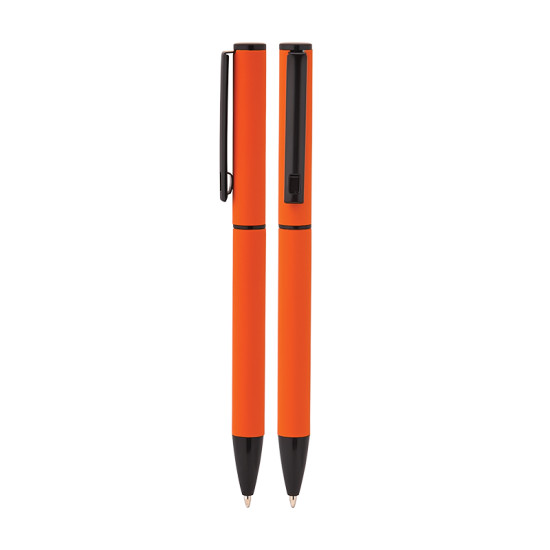1023-T Metal Ballpoint Pen with Rubber Body