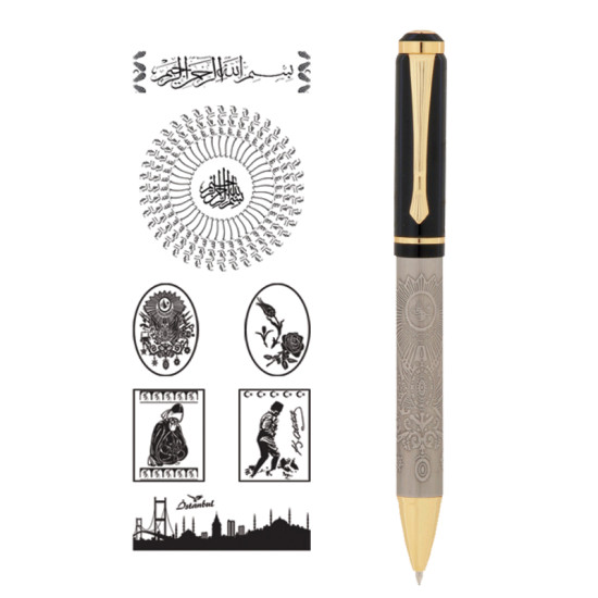 661-T Embossed Metal Ballpoint Pen