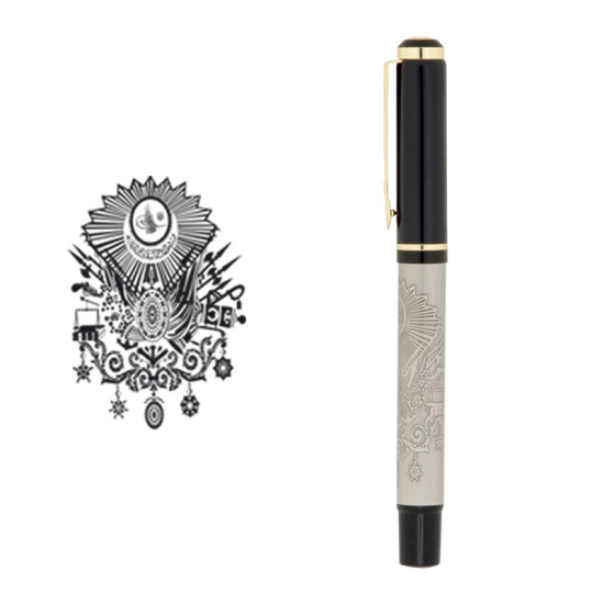 661-R Embossed Metal Roller Pen