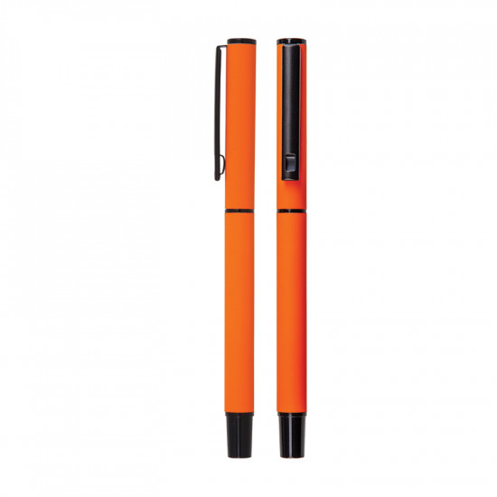 1023-R Metal Rollerball Pen Rubber Body