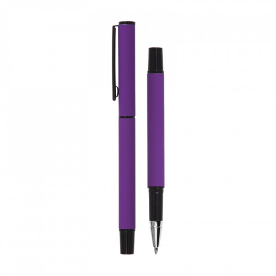 1023-R Metal Rollerball Pen Rubber Body