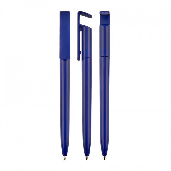 445 Twist Plastic Ballpoint Pen with Phone Stand