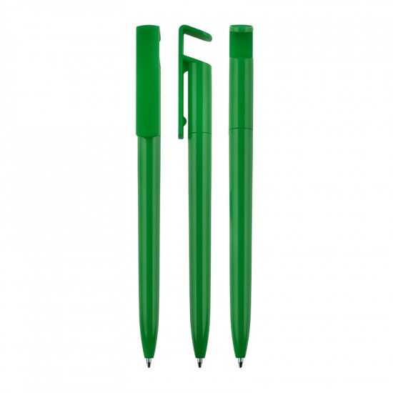 445 Twist Plastic Ballpoint Pen with Phone Stand