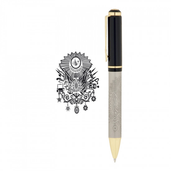 661-T Embossed Figured Metal Ballpoint Pen