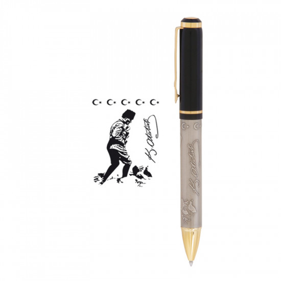 661-T Embossed Figured Metal Ballpoint Pen