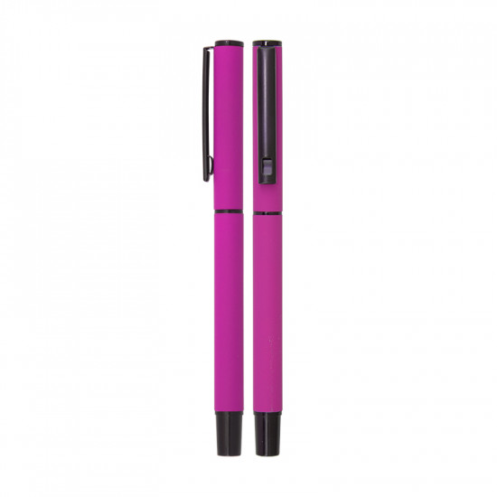 1023-R Metal Rollerball Pen Rubber Body