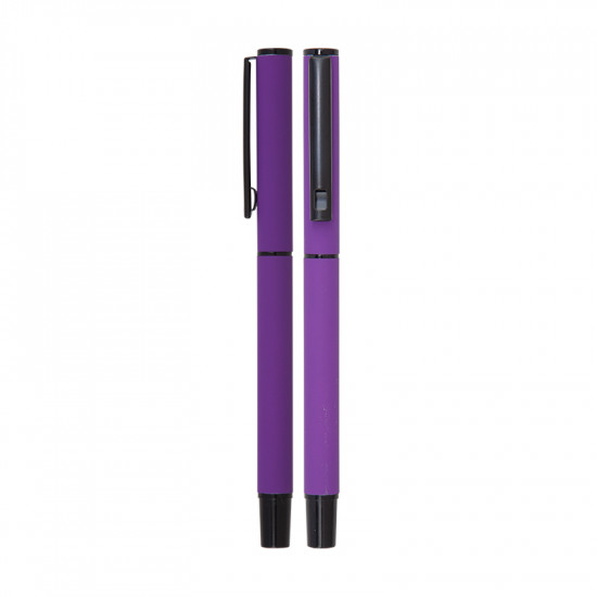 1023-R Metal Rollerball Pen Rubber Body