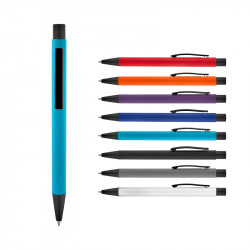 1020 Metal Ballpoint Pen with Rubber Body