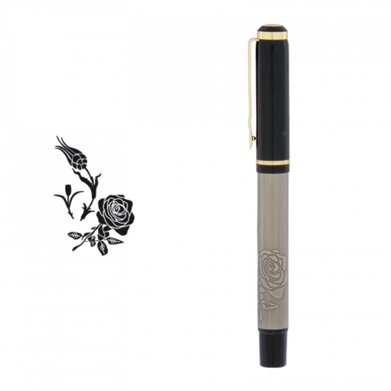 661-R Embossed Metal Roller Pen