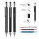652 Metal Touchpen Pen with Spirit Level and Screwdriver